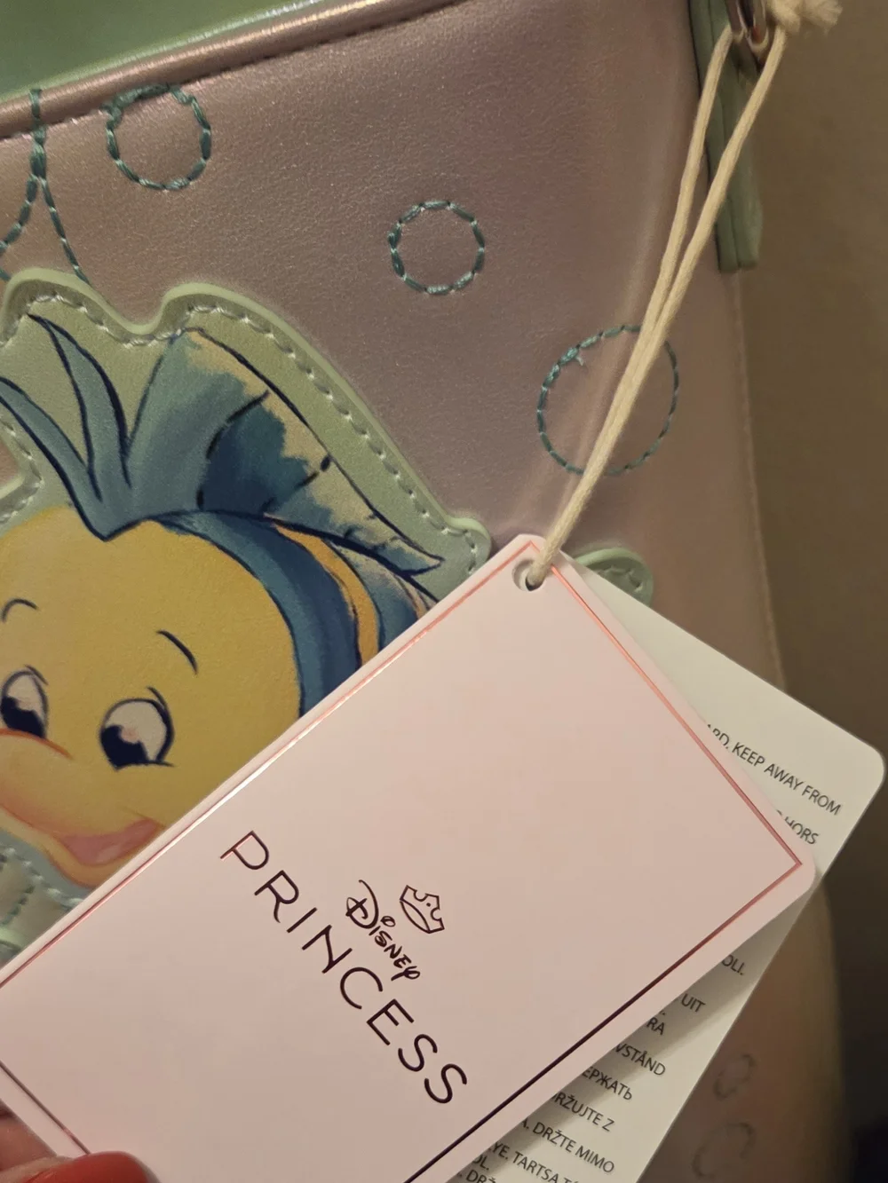 LF The Little Mermaid Ariel Pastel Tote Bag With Coin Purse